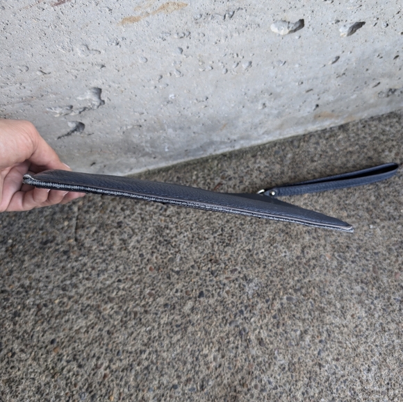 Michael Kors Denim & Leather Wristlet - Picture 11 of 14